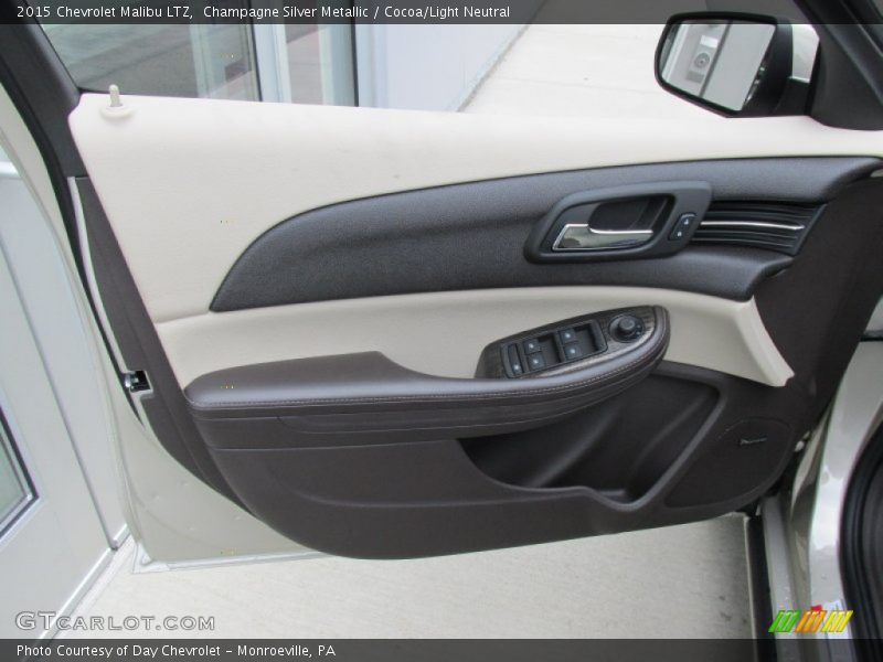 Champagne Silver Metallic / Cocoa/Light Neutral 2015 Chevrolet Malibu LTZ