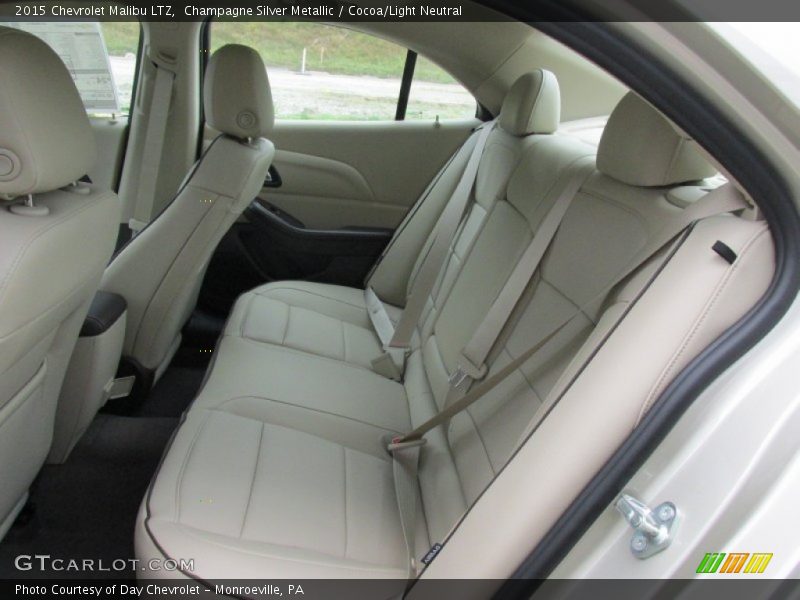 Champagne Silver Metallic / Cocoa/Light Neutral 2015 Chevrolet Malibu LTZ