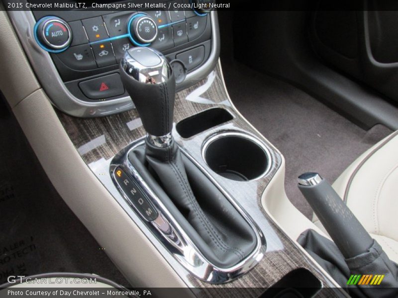 Champagne Silver Metallic / Cocoa/Light Neutral 2015 Chevrolet Malibu LTZ