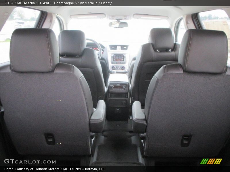 Champagne Silver Metallic / Ebony 2014 GMC Acadia SLT AWD