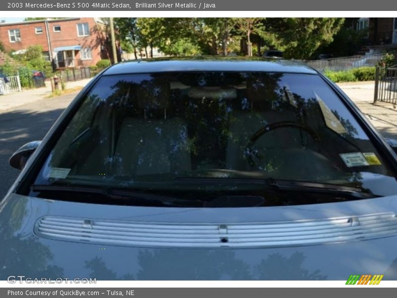 Brilliant Silver Metallic / Java 2003 Mercedes-Benz S 500 4Matic Sedan