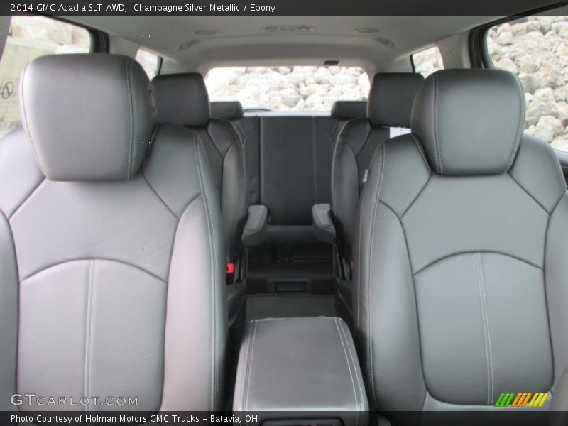 Champagne Silver Metallic / Ebony 2014 GMC Acadia SLT AWD