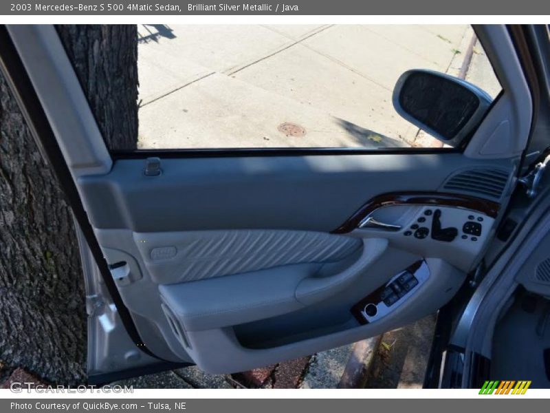 Brilliant Silver Metallic / Java 2003 Mercedes-Benz S 500 4Matic Sedan