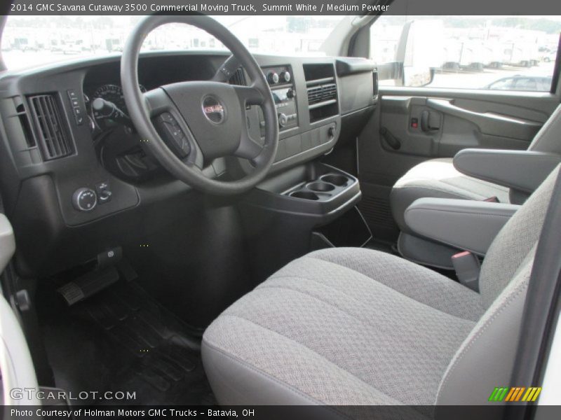 Summit White / Medium Pewter 2014 GMC Savana Cutaway 3500 Commercial Moving Truck