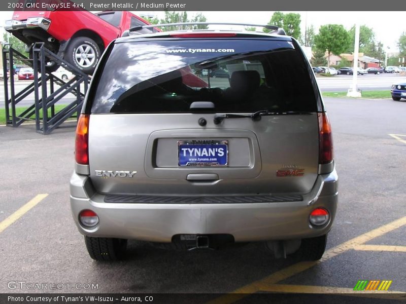 Pewter Metallic / Medium Pewter 2002 GMC Envoy SLE 4x4