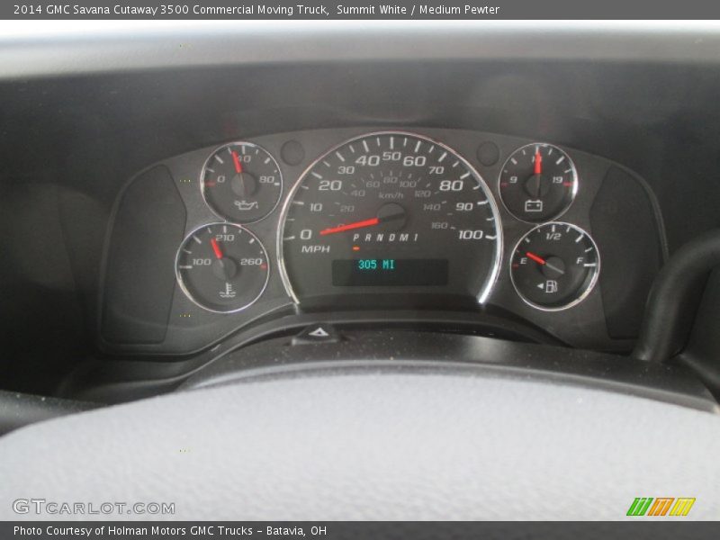 Summit White / Medium Pewter 2014 GMC Savana Cutaway 3500 Commercial Moving Truck