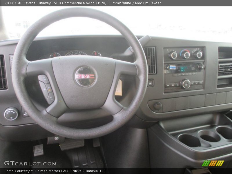 Summit White / Medium Pewter 2014 GMC Savana Cutaway 3500 Commercial Moving Truck