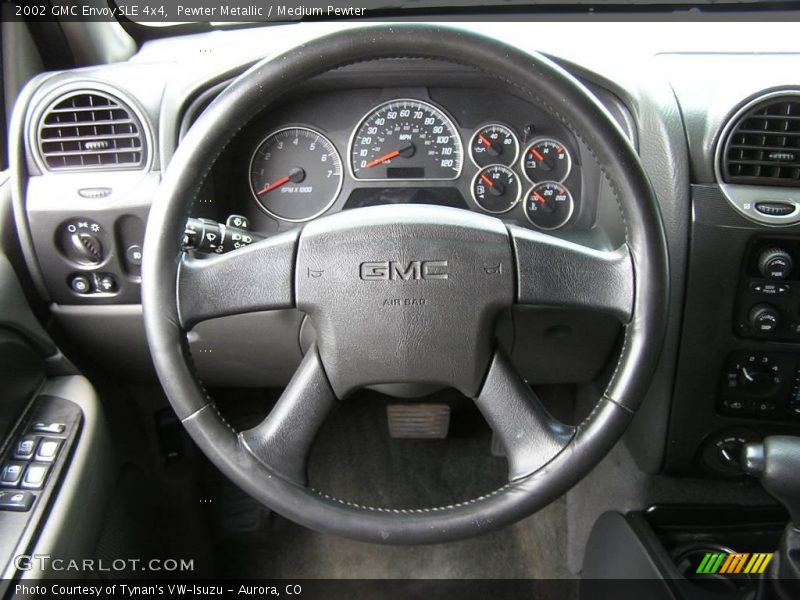 Pewter Metallic / Medium Pewter 2002 GMC Envoy SLE 4x4