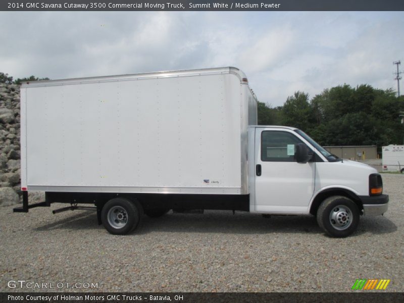 Summit White / Medium Pewter 2014 GMC Savana Cutaway 3500 Commercial Moving Truck