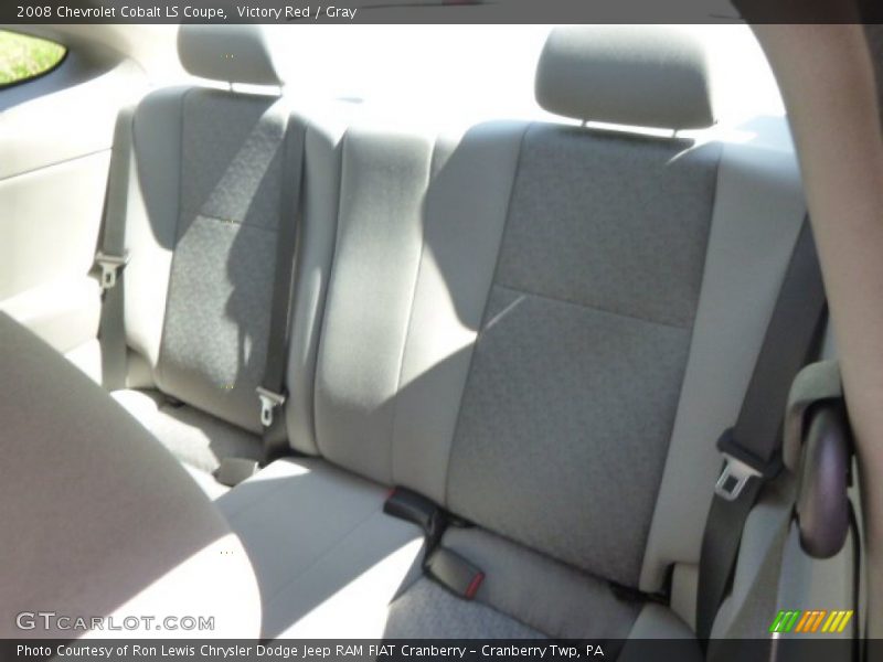 Victory Red / Gray 2008 Chevrolet Cobalt LS Coupe