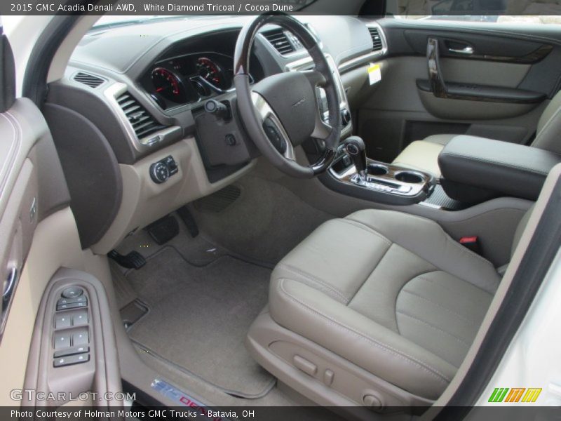  2015 Acadia Denali AWD Cocoa Dune Interior