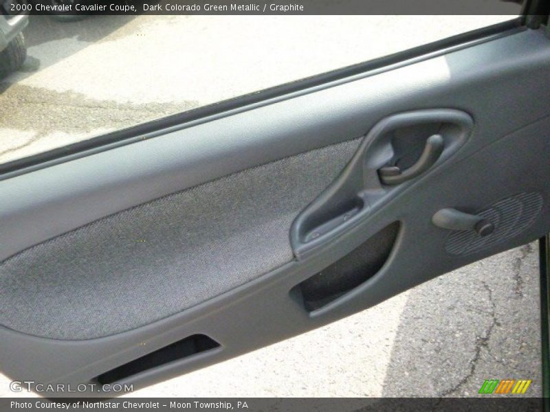 Dark Colorado Green Metallic / Graphite 2000 Chevrolet Cavalier Coupe