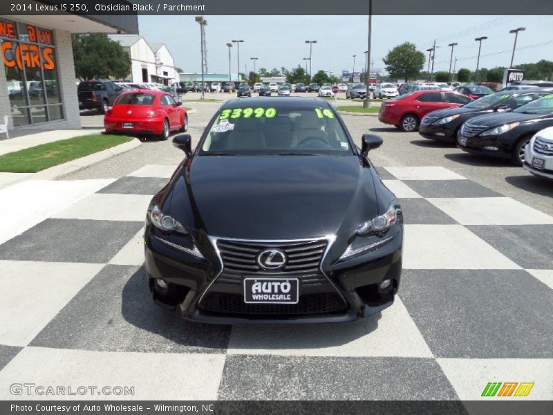 Obsidian Black / Parchment 2014 Lexus IS 250