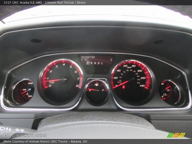 Crimson Red Tincoat / Ebony 2015 GMC Acadia SLE AWD