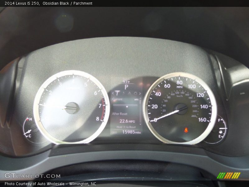 Obsidian Black / Parchment 2014 Lexus IS 250