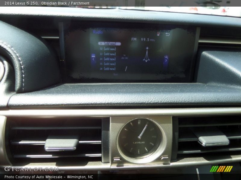 Obsidian Black / Parchment 2014 Lexus IS 250