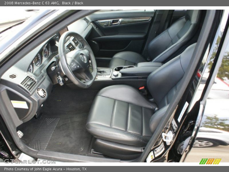  2008 C 63 AMG Black Interior