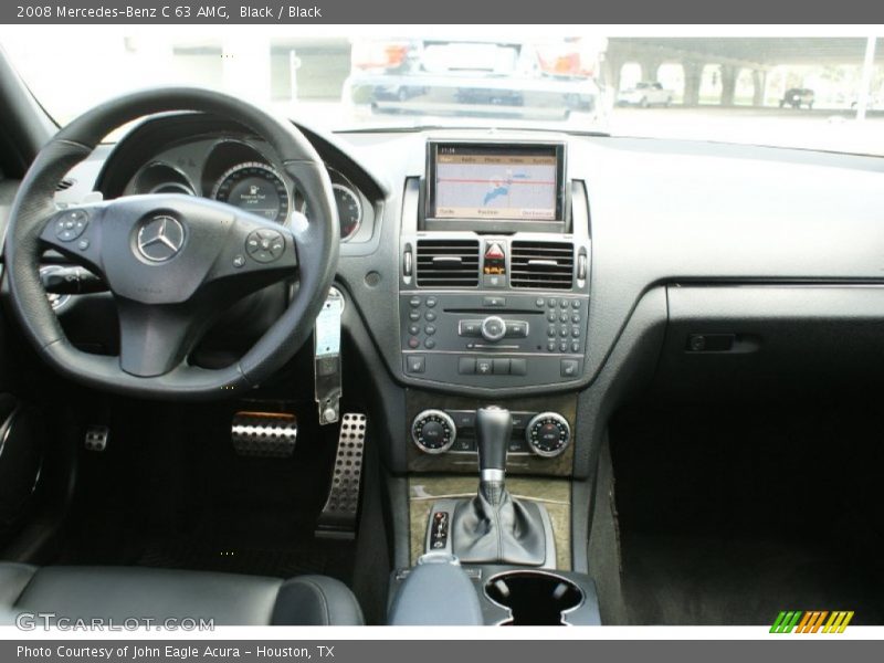 Black / Black 2008 Mercedes-Benz C 63 AMG