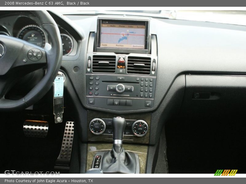 Black / Black 2008 Mercedes-Benz C 63 AMG