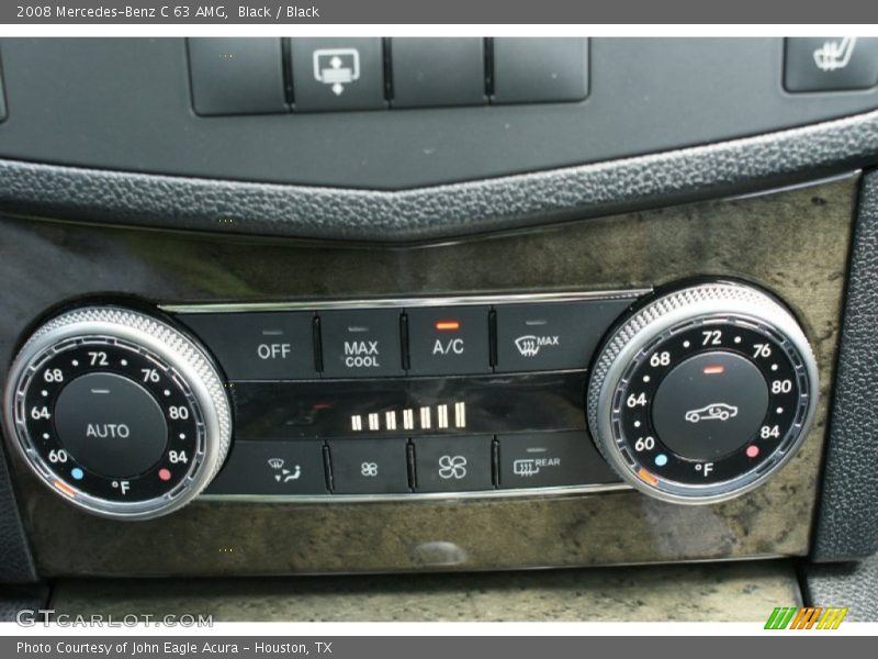 Controls of 2008 C 63 AMG