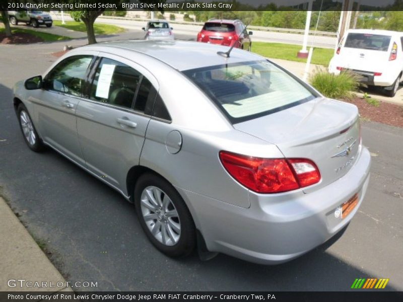 Bright Silver Metallic / Dark Slate Gray 2010 Chrysler Sebring Limited Sedan