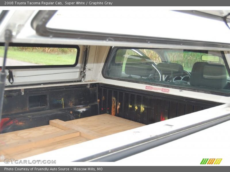Super White / Graphite Gray 2008 Toyota Tacoma Regular Cab