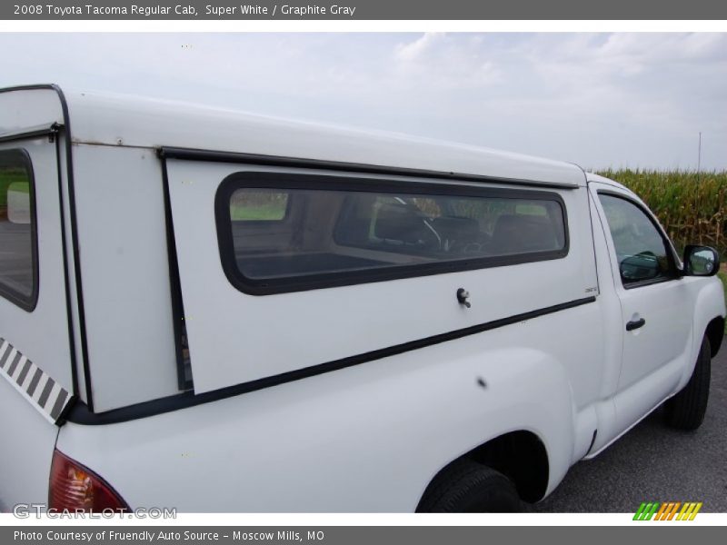 Super White / Graphite Gray 2008 Toyota Tacoma Regular Cab