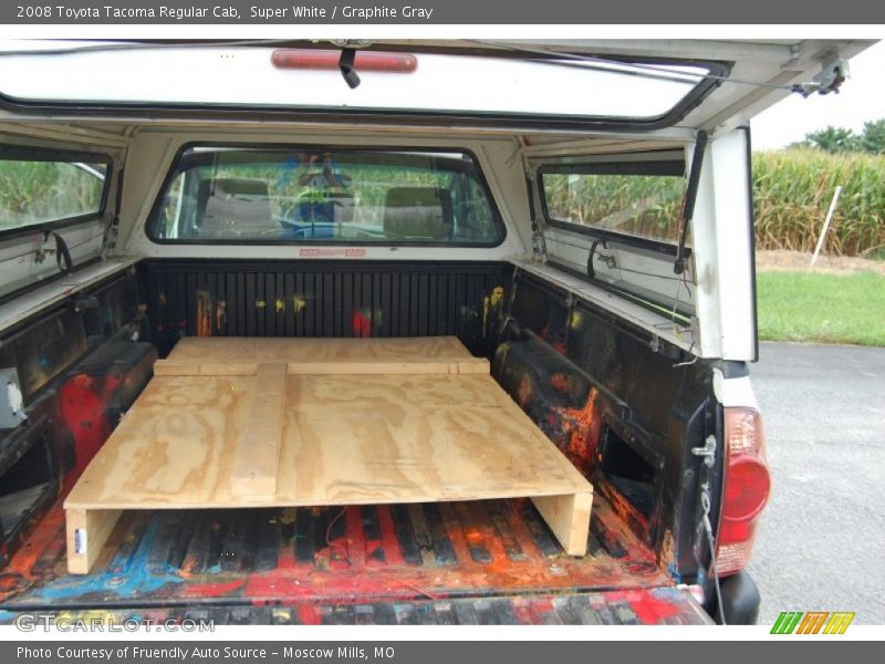 Super White / Graphite Gray 2008 Toyota Tacoma Regular Cab