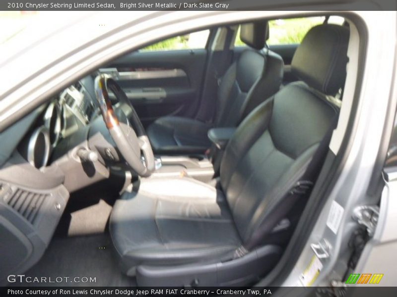 Bright Silver Metallic / Dark Slate Gray 2010 Chrysler Sebring Limited Sedan