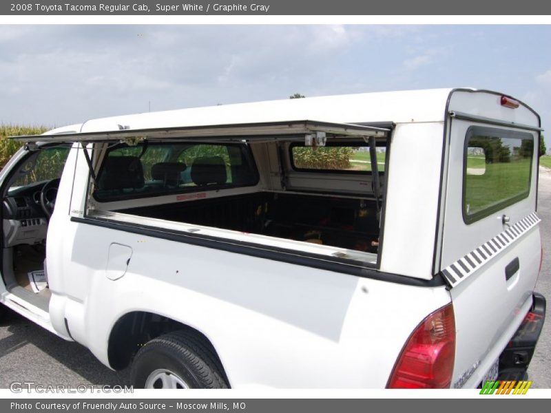 Super White / Graphite Gray 2008 Toyota Tacoma Regular Cab