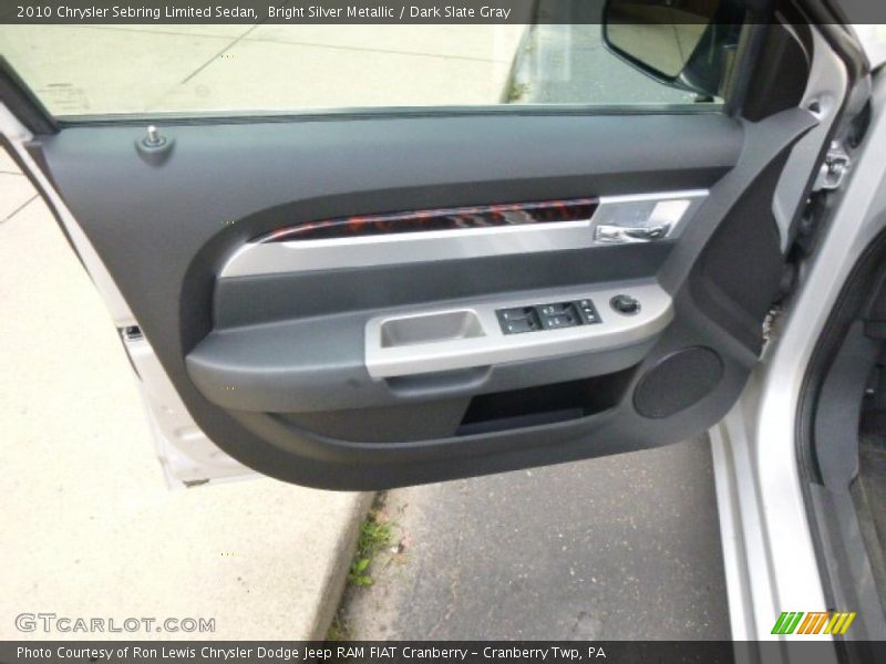Bright Silver Metallic / Dark Slate Gray 2010 Chrysler Sebring Limited Sedan