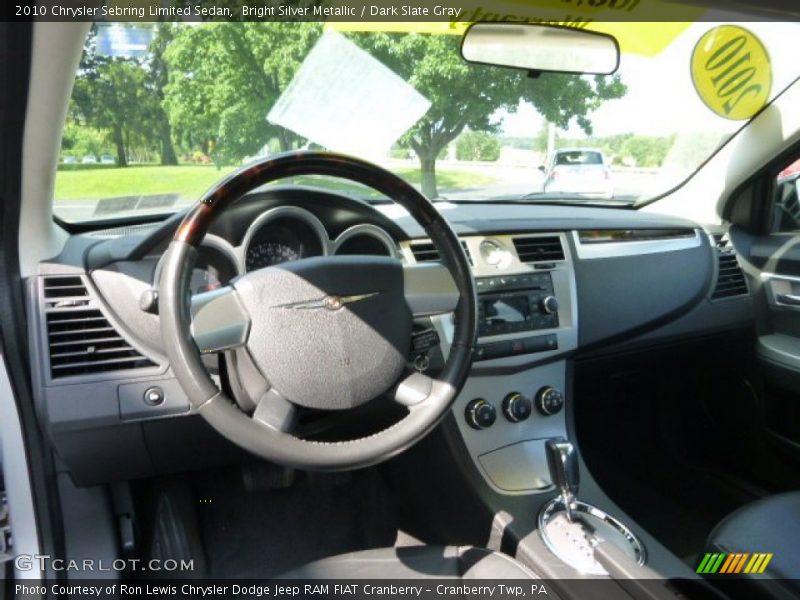 Bright Silver Metallic / Dark Slate Gray 2010 Chrysler Sebring Limited Sedan