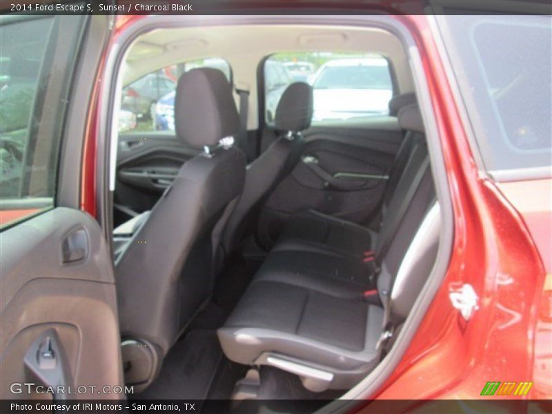 Sunset / Charcoal Black 2014 Ford Escape S