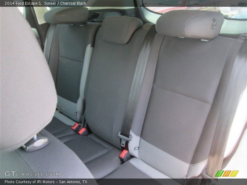 Sunset / Charcoal Black 2014 Ford Escape S
