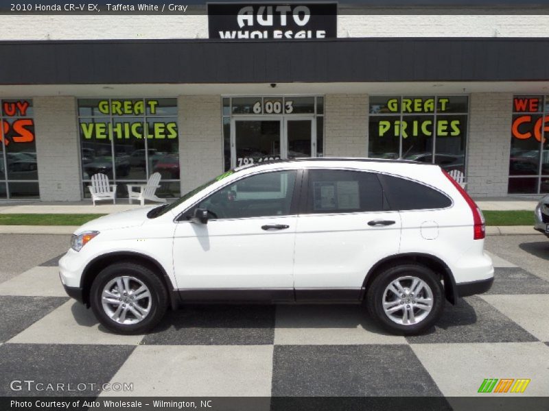 Taffeta White / Gray 2010 Honda CR-V EX