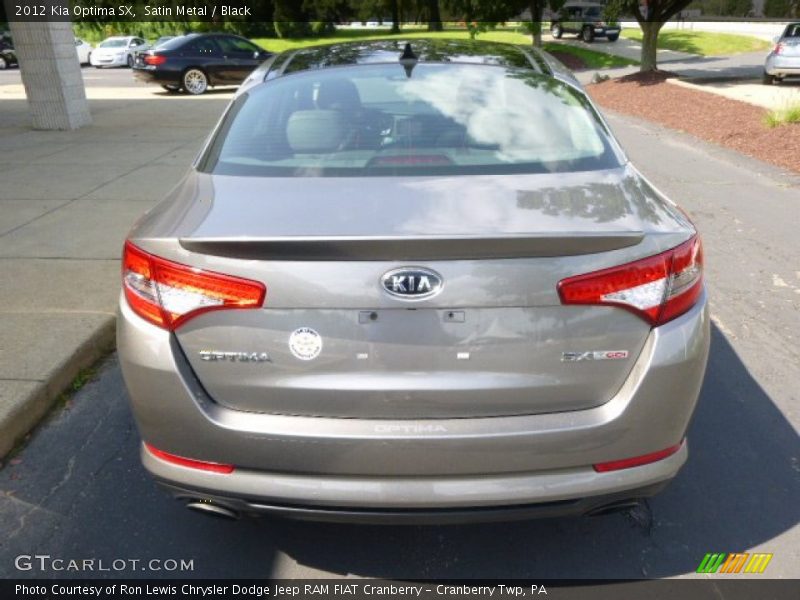 Satin Metal / Black 2012 Kia Optima SX