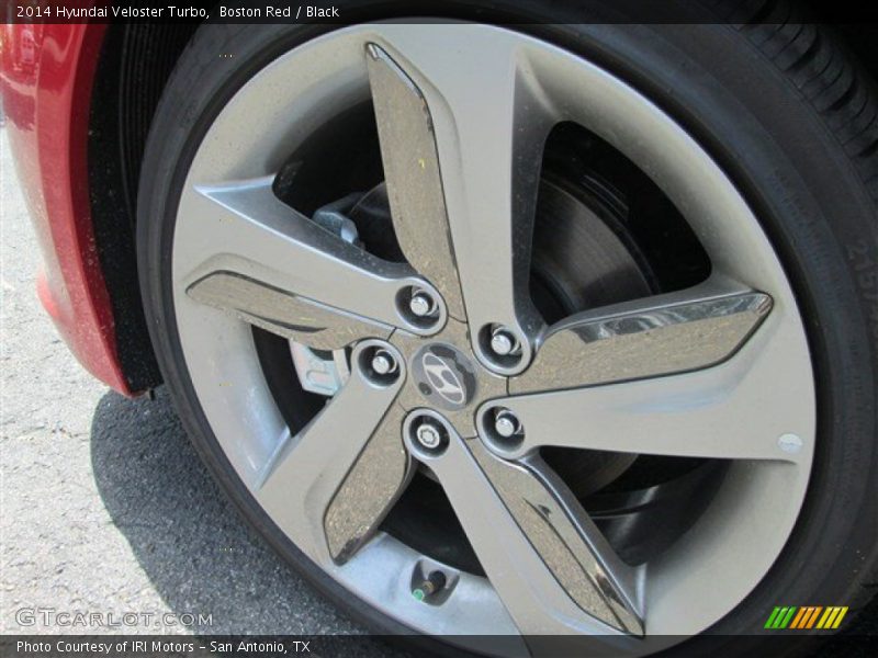 Boston Red / Black 2014 Hyundai Veloster Turbo