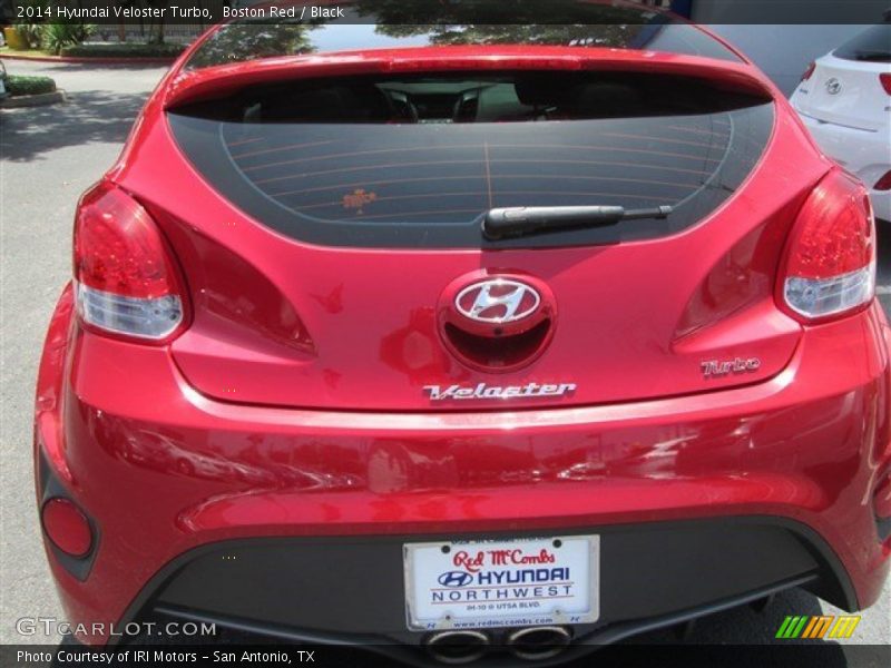 Boston Red / Black 2014 Hyundai Veloster Turbo