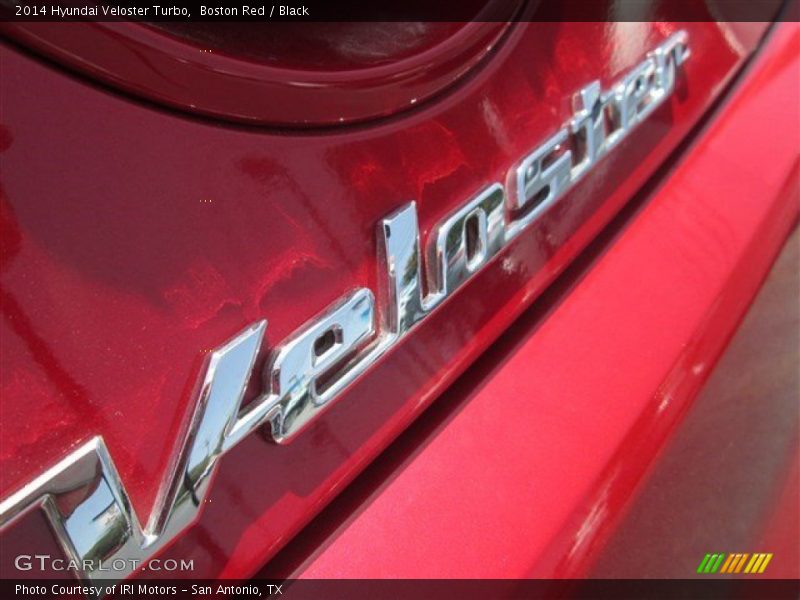 Boston Red / Black 2014 Hyundai Veloster Turbo
