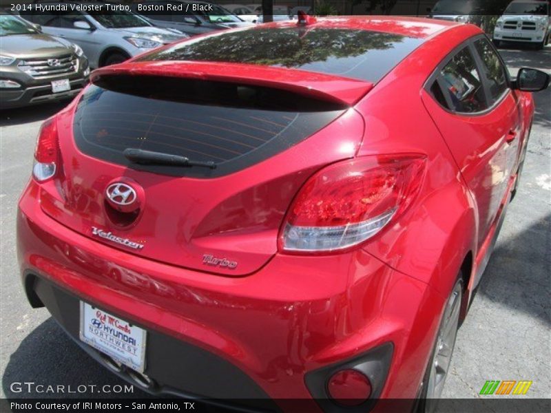 Boston Red / Black 2014 Hyundai Veloster Turbo