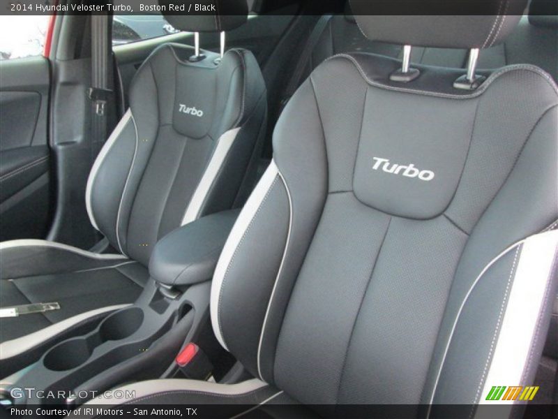 Boston Red / Black 2014 Hyundai Veloster Turbo