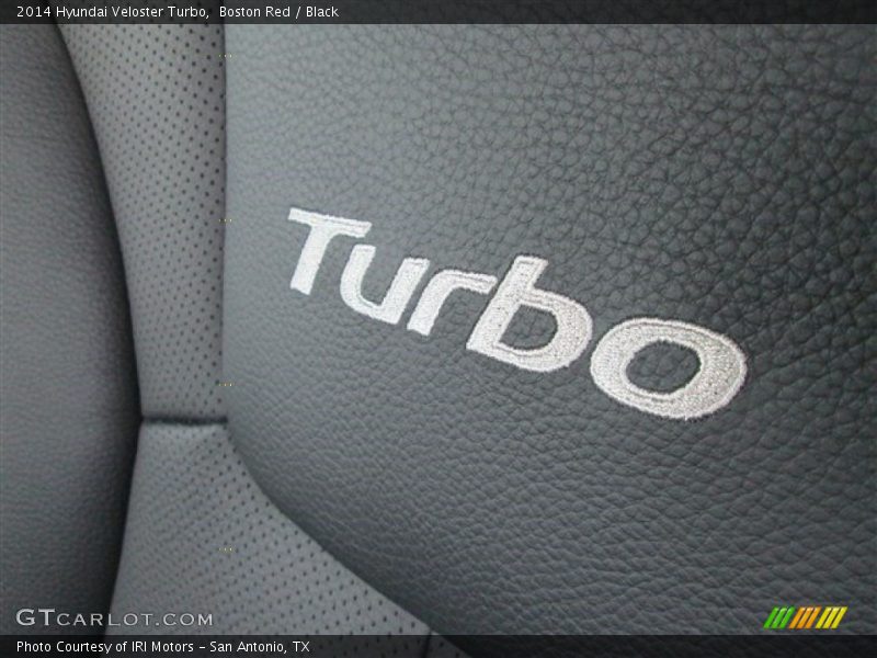 Boston Red / Black 2014 Hyundai Veloster Turbo