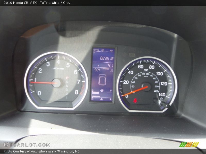 Taffeta White / Gray 2010 Honda CR-V EX