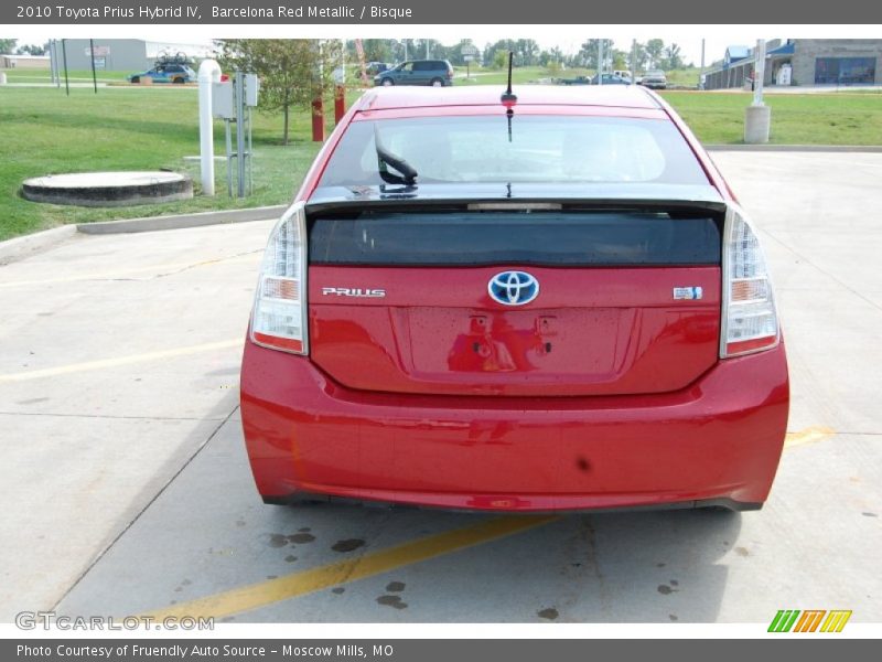 Barcelona Red Metallic / Bisque 2010 Toyota Prius Hybrid IV