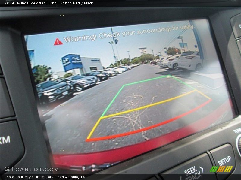 Boston Red / Black 2014 Hyundai Veloster Turbo