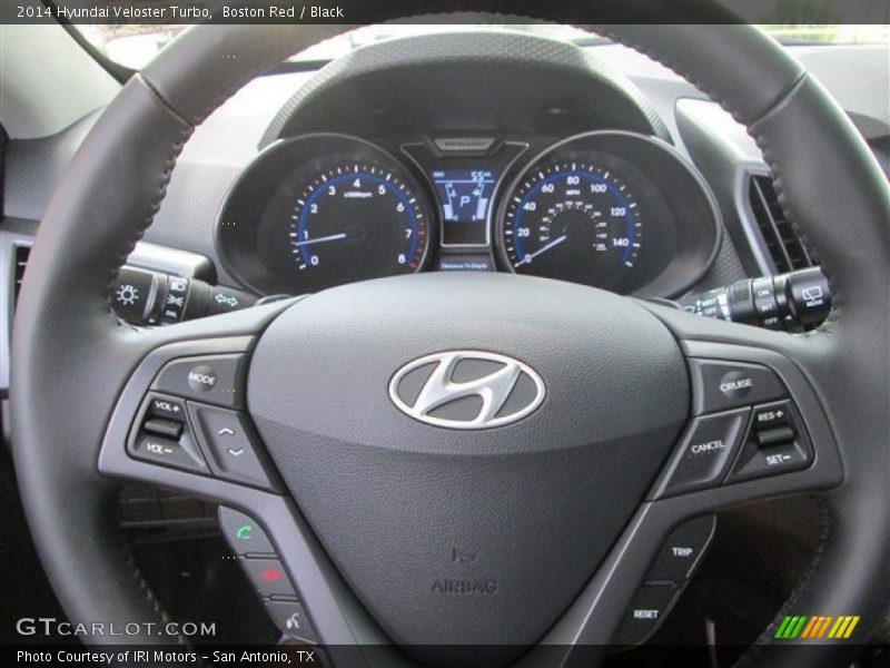 Boston Red / Black 2014 Hyundai Veloster Turbo