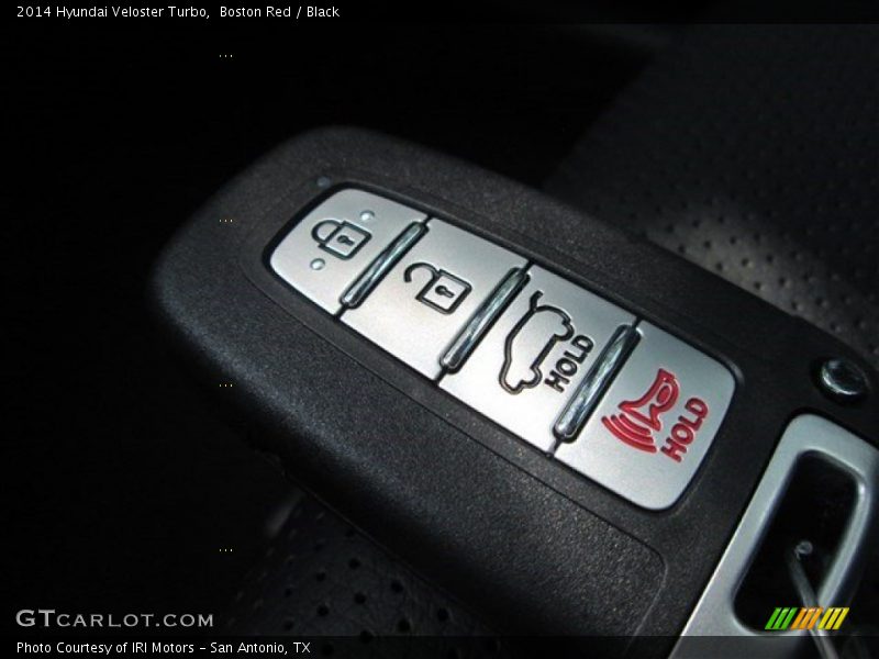 Boston Red / Black 2014 Hyundai Veloster Turbo