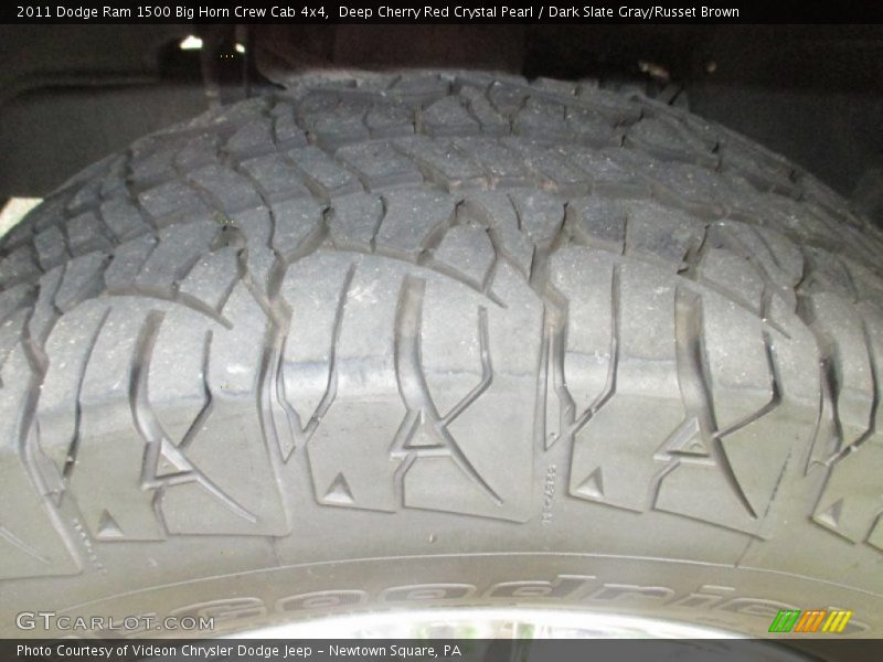 Deep Cherry Red Crystal Pearl / Dark Slate Gray/Russet Brown 2011 Dodge Ram 1500 Big Horn Crew Cab 4x4