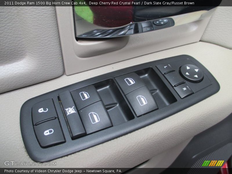 Deep Cherry Red Crystal Pearl / Dark Slate Gray/Russet Brown 2011 Dodge Ram 1500 Big Horn Crew Cab 4x4