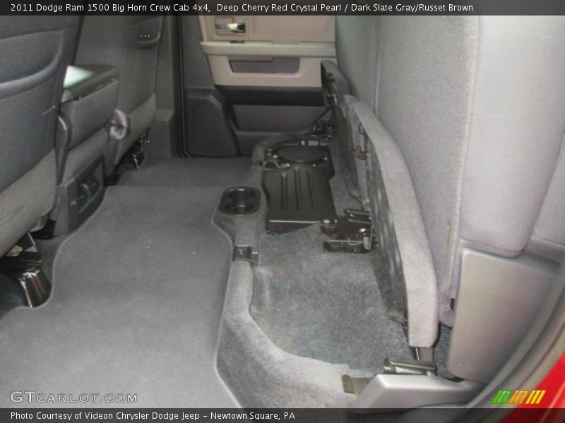 Deep Cherry Red Crystal Pearl / Dark Slate Gray/Russet Brown 2011 Dodge Ram 1500 Big Horn Crew Cab 4x4